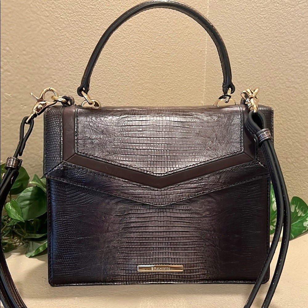 Brahmin Mini Francine Nightfall Sven bag